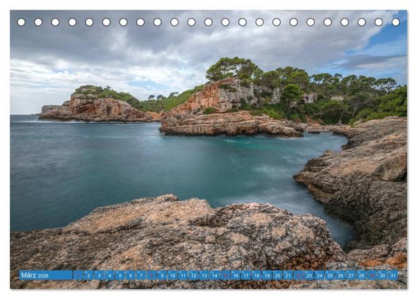 Produktbild: Mallorca, Sehnsuchtsinsel im Mittelmeer (Tischkalender 2026 DIN A5 quer), CALVENDO Monatskalender
