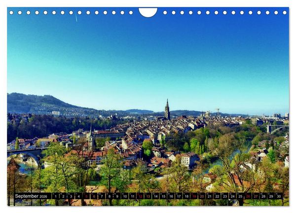 Produktbild: BERN - Vom B&auml;rengraben bis Zytglogge (Wandkalender 2026 DIN A4 quer), CALVENDO Monatskalender