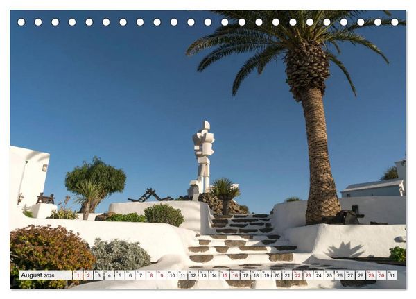 Produktbild: Kanarische Inseln - Lanzarote (Tischkalender 2026 DIN A5 quer), CALVENDO Monatskalender