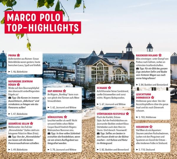Produktbild: MARCO POLO Reisef&uuml;hrer R&uuml;gen, Hiddensee, Stralsund