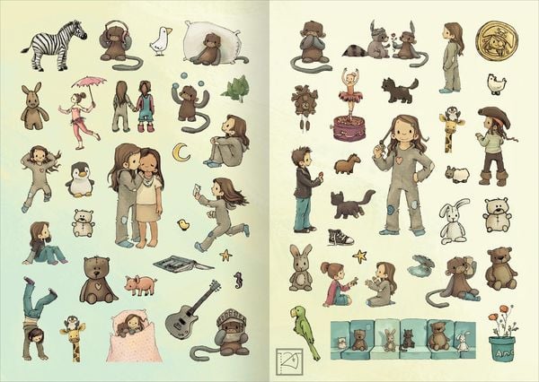 Produktbild: Anouk &ndash; Stickerheft