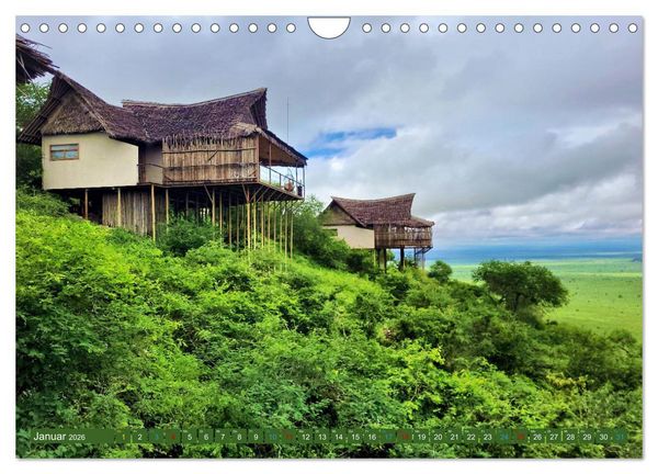 Produktbild: Im Einklang mit der Natur - Soroi Lions Bluff Lodge Kenia (Wandkalender 2026 DIN A4 quer), CALVENDO Monatskalender
