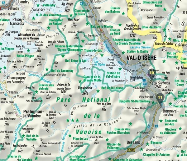 Produktbild: FolyMaps Route des Grandes Alpes Spezialkarte