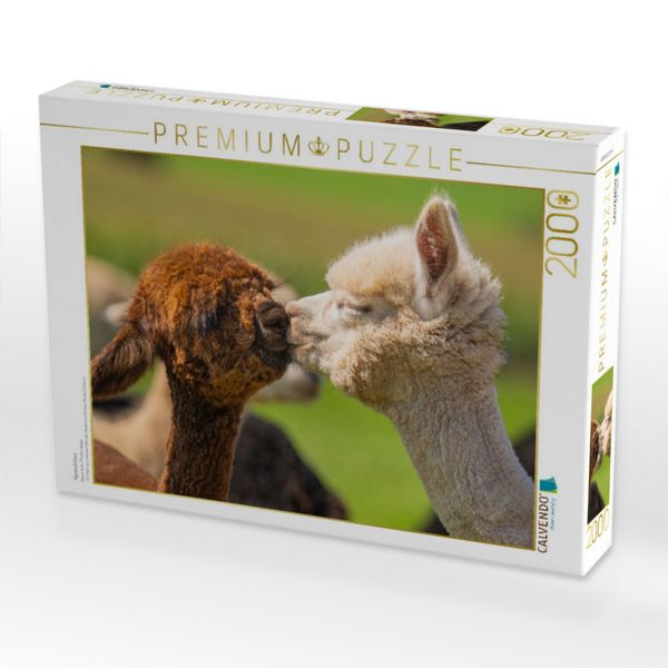 Produktbild: CALVENDO Puzzle Alpakafohlen | 2000 Teile Lege-Gr&ouml;&szlig;e 90x67cm Foto-Puzzle f&uuml;r gl&uuml;ckliche Stunden