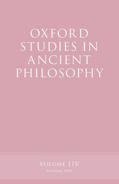 Produktbild: Oxford Studies in Ancient Philosophy, Volume 54