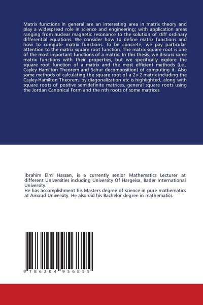 Produktbild: On the Square Root Functions of Matrices
