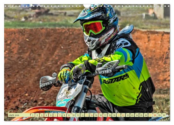 Produktbild: Motocross - so cool (Wandkalender 2026 DIN A3 quer), CALVENDO Monatskalender