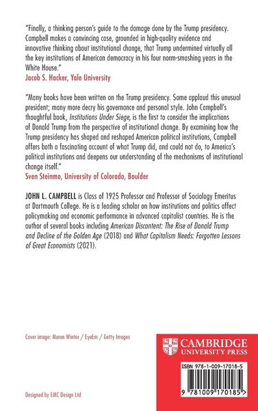 Produktbild: Institutions under Siege
