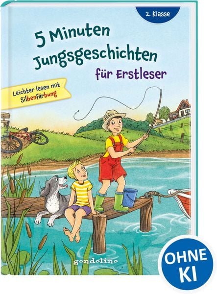 5 Minuten Jungsgeschichten für Erstleser, Gebundene Ausgabe von Gondolino Erstleser, Loewe, 9783811235519