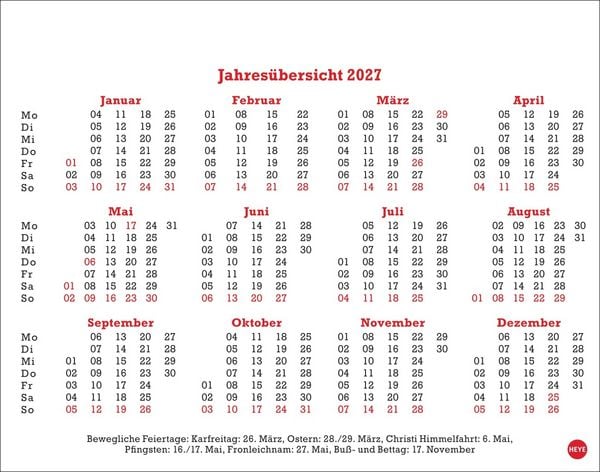 Produktbild: Peanuts Tagesabrei&szlig;kalender 2027