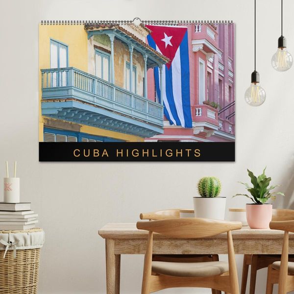 Produktbild: Cuba Highlights (Wandkalender 2026 DIN A2 quer), CALVENDO Monatskalender