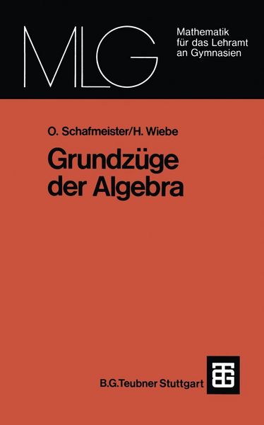 Produktbild: Grundz&uuml;ge der Algebra