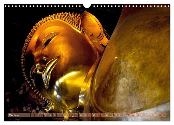 Produktbild: Buddha - Die Kraft des L&auml;chelns (Ralf Kretschmer) (Wandkalender 2026 DIN A3 quer), CALVENDO Monatskalender