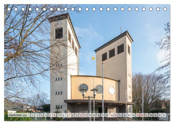 Produktbild: Bauhaus-Architektur in Essen (Tischkalender 2026 DIN A5 quer), CALVENDO Monatskalender