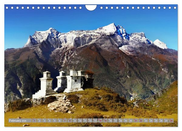 Produktbild: Himalayas high mountains adventure (Wall Calendar 2026 DIN A4 landscape), CALVENDO 12 Month Wall Calendar