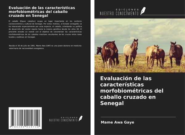 Produktbild: Evaluaci&oacute;n de las caracter&iacute;sticas morfobiom&eacute;tricas del caballo cruzado en Senegal