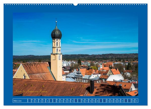 Produktbild: Fl&ouml;&szlig;erstadt Wolfratshausen (Wandkalender 2026 DIN A2 quer), CALVENDO Monatskalender