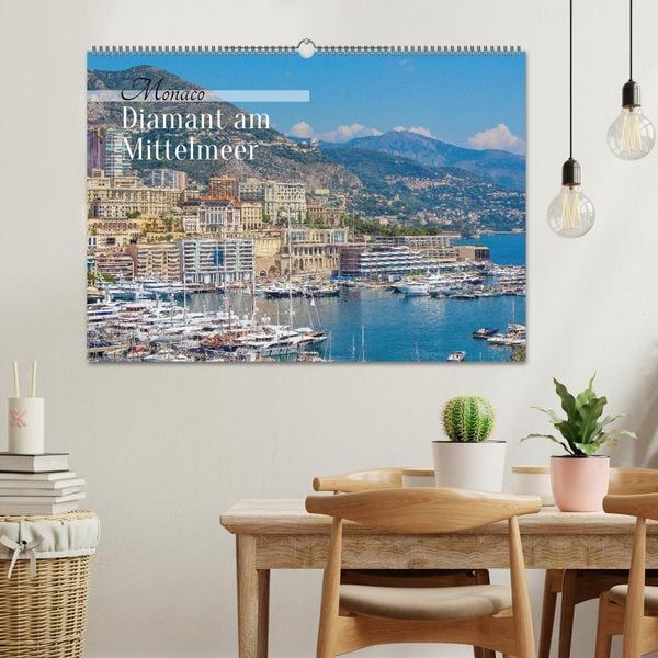 Produktbild: Monaco - Diamant am Mittelmeer (Wandkalender 2026 DIN A2 quer), CALVENDO Monatskalender