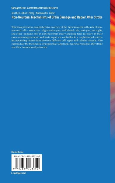 Produktbild: Non-Neuronal Mechanisms of Brain Damage and Repair After Stroke