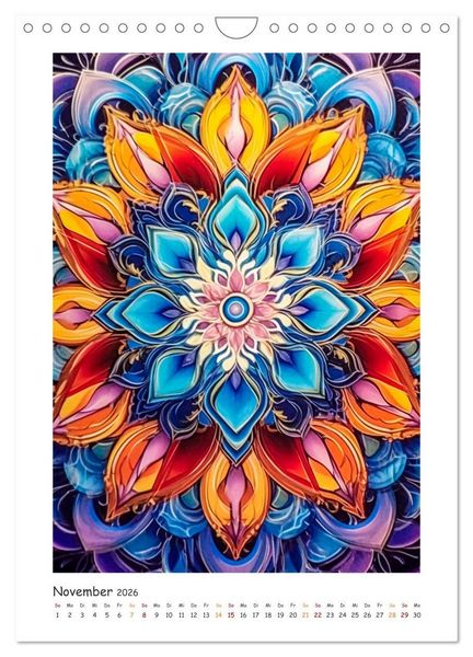 Produktbild: Zauberhafte Mandalas (Wandkalender 2026 DIN A4 hoch), CALVENDO Monatskalender