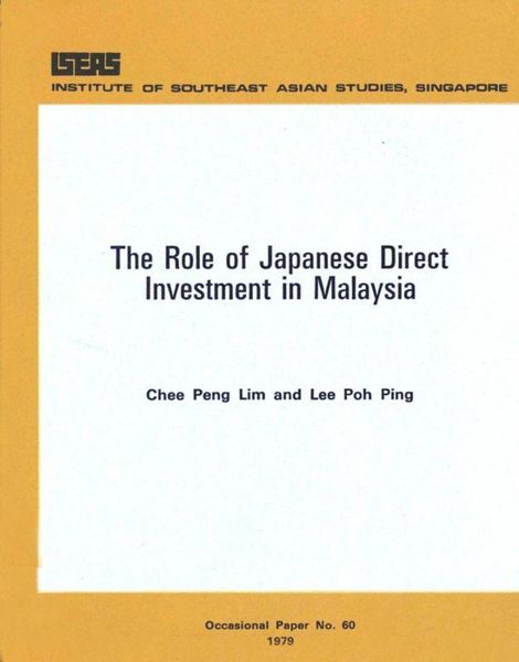 Produktbild: The Role of Japanese Direct Investment in Malaysia