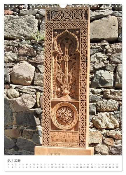 Produktbild: Armenien KULT.P - Kultur - Kl&ouml;ster - Landschaften - Seidenstra&szlig;e (Wandkalender 2026 DIN A3 hoch), CALVENDO Monatskalender