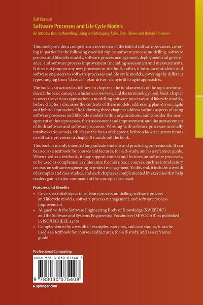 Produktbild: Software Processes and Life Cycle Models