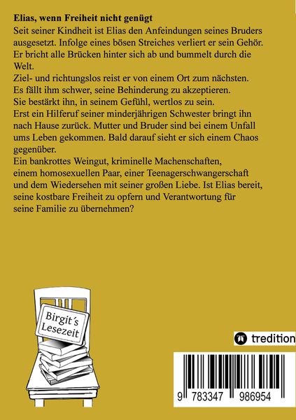 Produktbild: Elias - wenn Freiheit nicht gen&uuml;gt