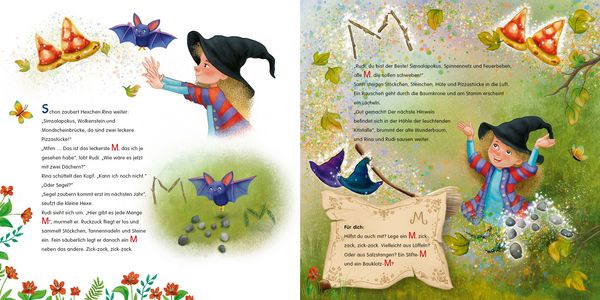 Produktbild: Simsalapokus, Rina! Die wilde Buchstaben-Hexerei