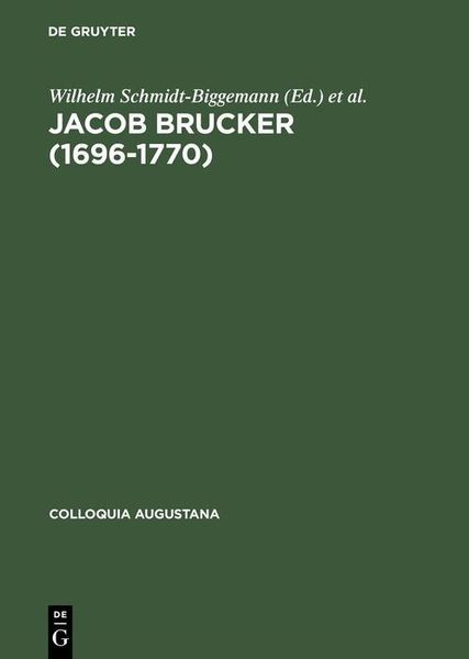 Produktbild: Jacob Brucker (1696-1770)