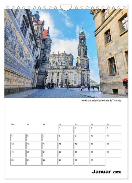 Produktbild: Prachtvolles Dresden (Wandkalender 2026 DIN A4 hoch), CALVENDO Monatskalender