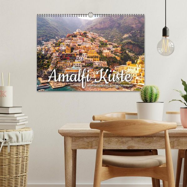 Produktbild: Amalfi K&uuml;ste - Italiens wundersch&ouml;ner K&uuml;stenabschnitt. (Wandkalender 2026 DIN A3 quer), CALVENDO Monatskalender