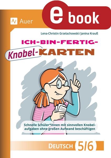 Produktbild: Ich-bin-fertig-Knobelkarten Deutsch Klassen 5-6