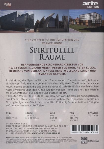 Produktbild: Spirituelle R&auml;ume - Moderne Sakralarchitektur