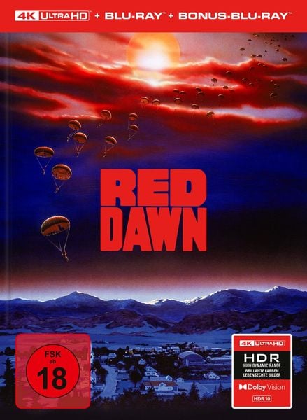 Red Dawn (Die rote Flut) - 3-Disc Limited Collector's Edition im Mediabook - Cover A (4K Ultra HD+Blu-ray+Bonus-Blu-ray)