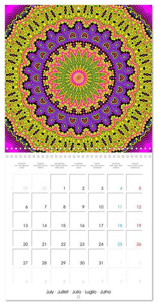 Produktbild: Invitation au voyage introspectif (Calendrier mural carr&eacute; 2026 30x30 cm) Calendrier double avec une page pour vos prises de notes