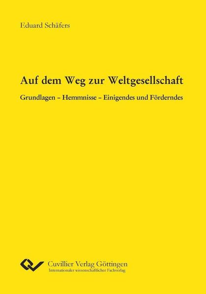 Produktbild: Auf dem Weg zur Weltgesellschaft