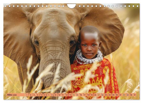 Produktbild: Afrikas urt&uuml;mliche Sch&ouml;nheit (Wandkalender 2026 DIN A4 quer), CALVENDO Monatskalender