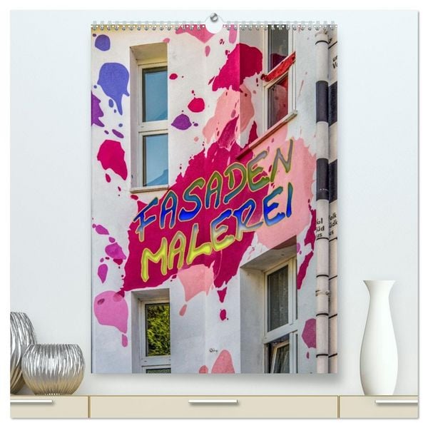 Produktbild: Fasadenmalerei (hochwertiger Premium Wandkalender 2026 DIN A2 hoch), Kunstdruck in Hochglanz