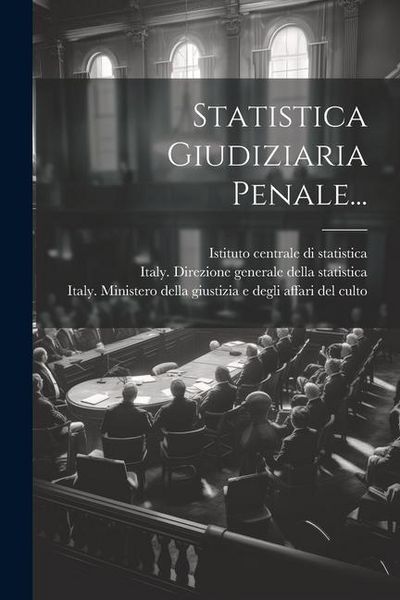 Produktbild: Statistica Giudiziaria Penale...