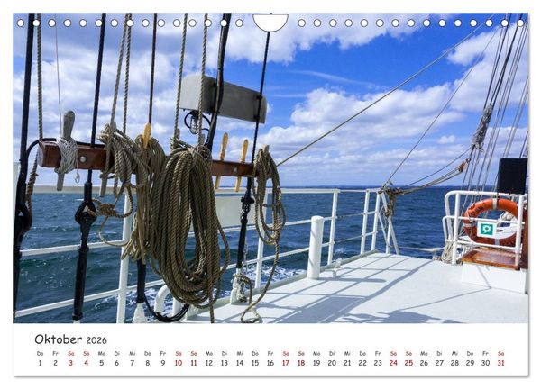 Produktbild: Travem&uuml;nder Woche vom Windjammer aus (Wandkalender 2026 DIN A4 quer), CALVENDO Monatskalender