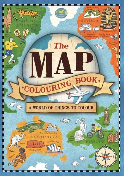 Produktbild: The Map Colouring Book