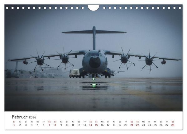 Produktbild: A400M LTG 62 (Wandkalender 2026 DIN A4 quer), CALVENDO Monatskalender