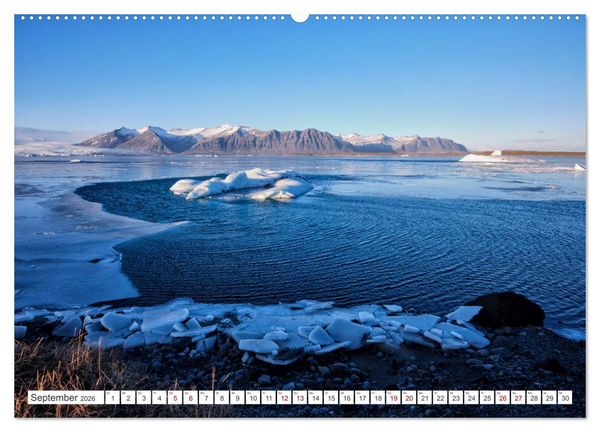 Produktbild: Island - faszinierende Landschaften im S&uuml;den (Wandkalender 2026 DIN A2 quer), CALVENDO Monatskalender