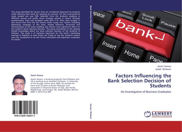 Produktbild: Factors Influencing the Bank Selection Decision of Students