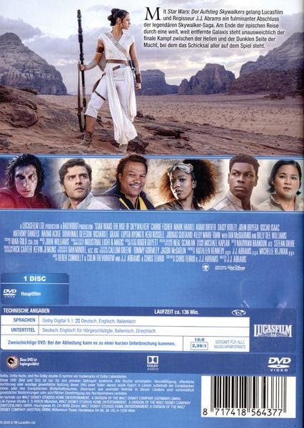 Produktbild: Star Wars - Der Aufstieg Skywalkers