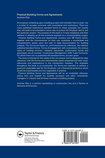 Produktbild: Practical Building Forms and Agreements