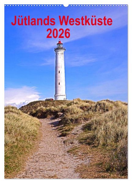 Produktbild: J&uuml;tlands Westk&uuml;ste 2026 (Wandkalender 2026 DIN A2 hoch), CALVENDO Monatskalender