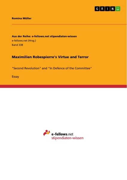 Produktbild: Maximilien Robespierre's Virtue and Terror