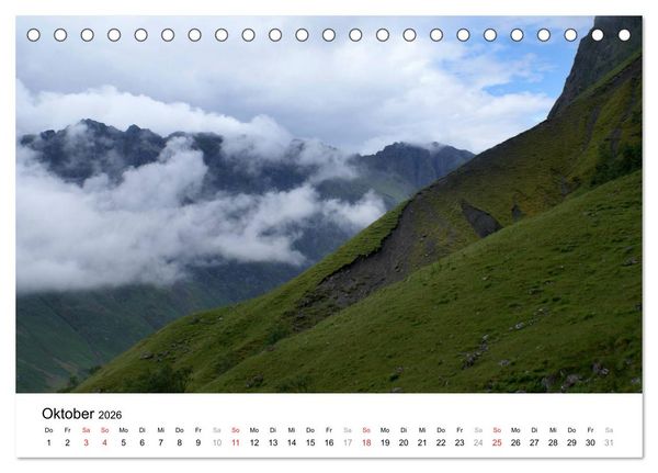 Produktbild: Wildes Schottland 2026 (Tischkalender 2026 DIN A5 quer), CALVENDO Monatskalender